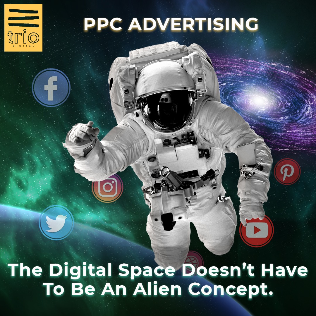 TrioDigitalKe's tweet photo. Many consumers today first interact with a brand through their social media handles. Have you considered PPC (Pay Per Click) #Advertising to increase your #BrandAwareness? Contact us for this service here: https://t.co/qasatQkgTi #DigitalMarketing #DigitalMarketingAgency https://t.co/Q1a65VjPbJ