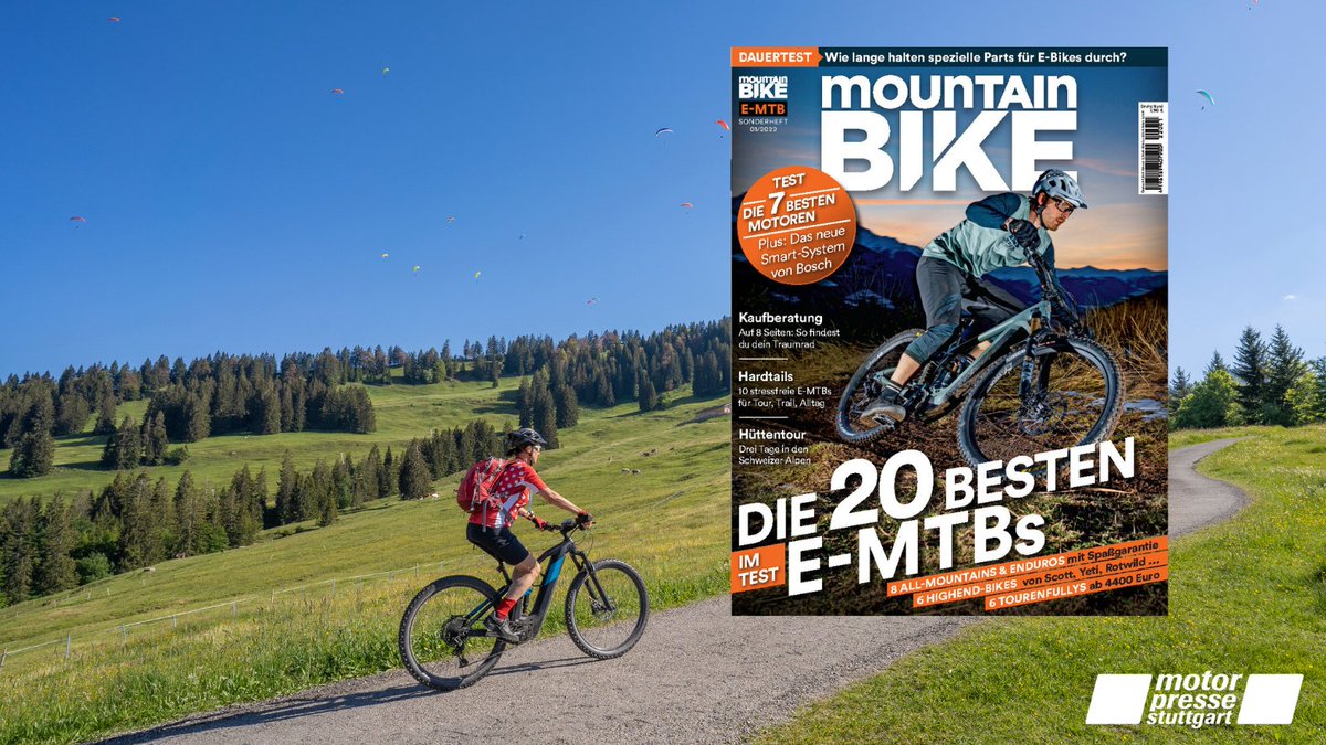 Umfangreiches Sonderheft des Magazins MOUNTAINBIKE: So finden Sie das perfekte E-Mountainbike
#Presseinformation: bit.ly/3tcG7L6