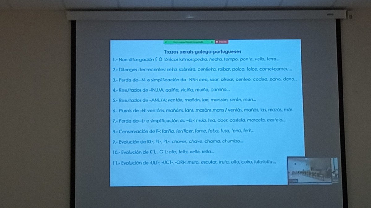 yaniratics's tweet photo. A coisa mais interessante para mim foi a comparação entre o galego-português. Prof. Xosé Henrique Costas (U. de Vigo). https://t.co/rq7KYvAEiS