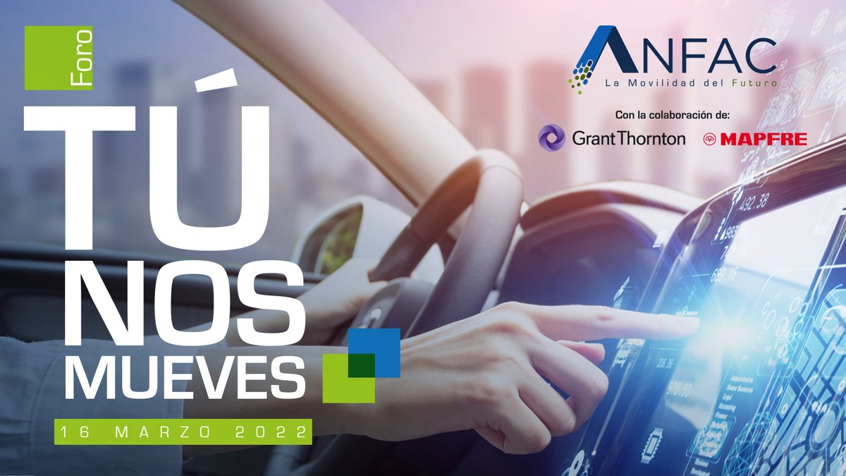 AnfacAutomovil's tweet photo. ⏳Faltan menos de 2⃣4⃣ horas para que empiece la II edición del #ForoANFAC, una jornada para debatir sobre el futuro de la nueva #movilidad.

Aún puedes unirte 👉 https://t.co/luXfoVODS2

🤝Colaboran @MAPFRE_ES y @GrantThorntonSp.

#ForoTúNosMueves https://t.co/pCwzCne9TZ