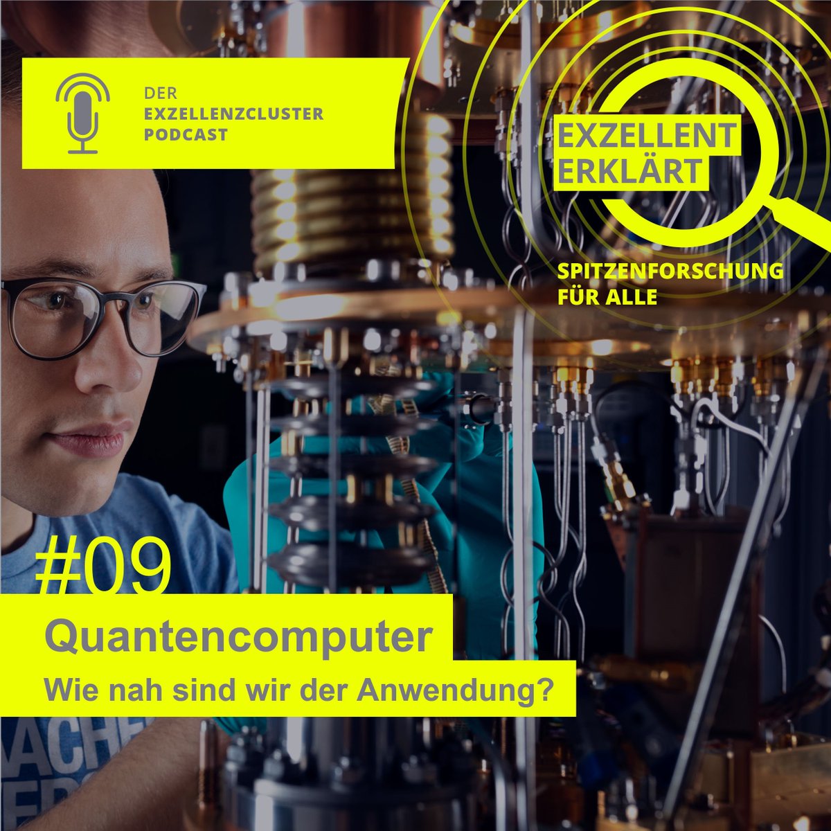 MCQST_cluster's tweet photo. Wie kann die #Quantenphysik die Zukunft der Datenverarbeitung revolutionieren? Hört dazu Forschende vom @ml4q_cluster in der neuen Folge von „#exzellenterklaert – Spitzenforschung für alle“ über #Quantencomputing:
➡️ https://t.co/26txrUAD9K
#wisskomm #podcast #Quanteninternet https://t.co/4xSKTUEMei