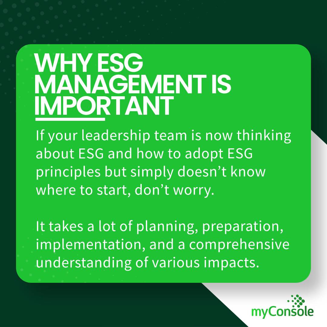myConsoleLtd's tweet photo. If you are now thinking about ESG and how to adopt ESG principles but simply don’t know where to start, jumpstart your ESG journey by joining our ESG in Practice webinar programme.  https://t.co/6K6d0lCHDN
 
#sustainability #sgd https://t.co/g9QWANf75T
