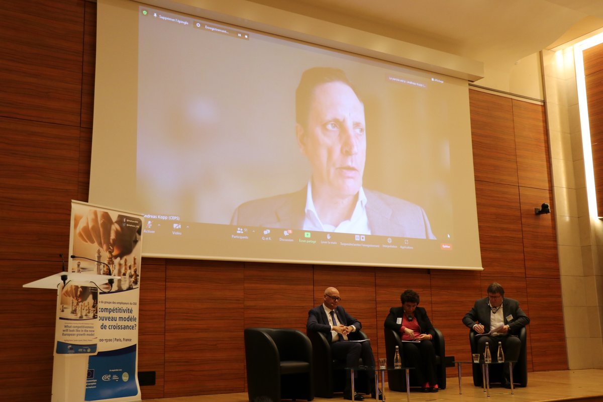 employers_EESC's tweet photo. The fragmentation of the #SingleMarket poses a major barrier and disincentive for European #innovation.
Mr Kopp from @CEPS_thinktank at event on new #EuropeanGrowthModel https://t.co/yIJzLHNrLb