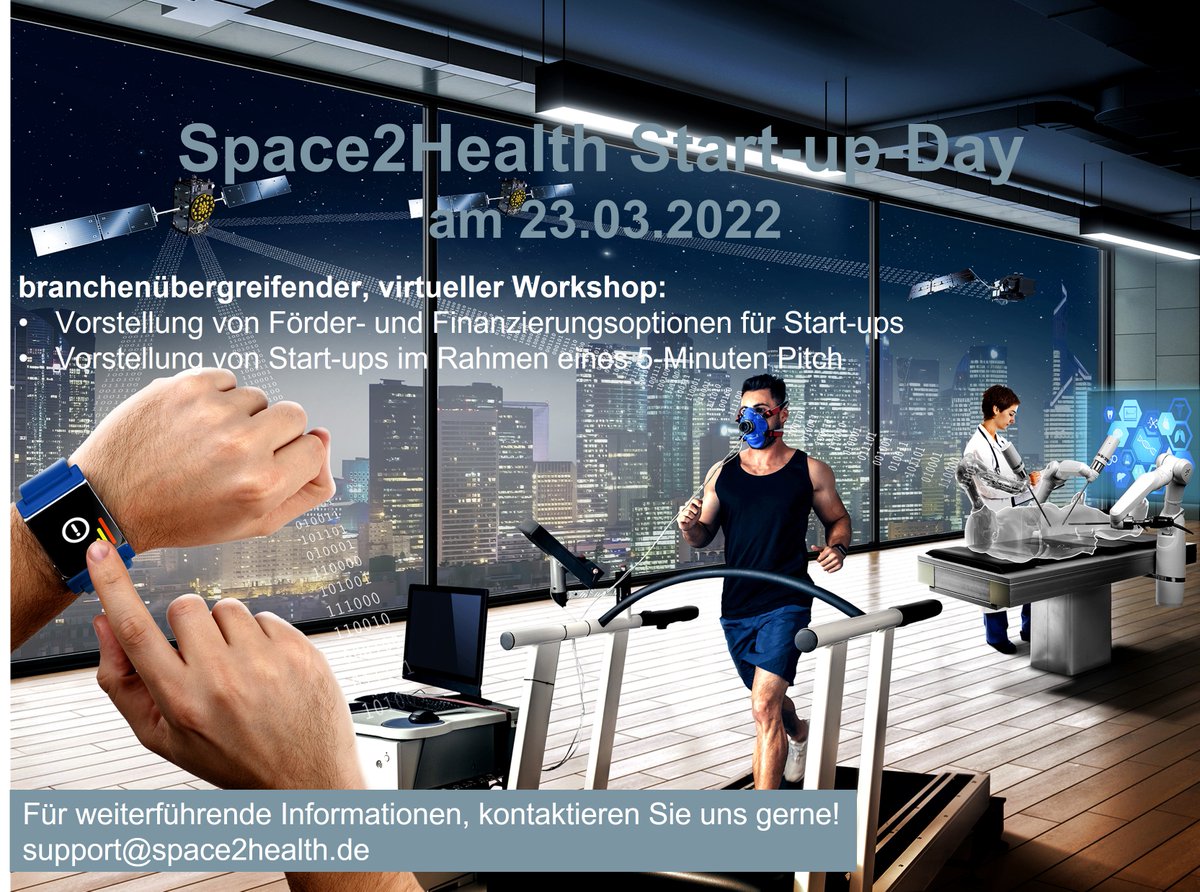 GesundheitBW's tweet photo. 📢#startups🚀aufgepasst: Wer sich über #Fördermöglichkeiten 🪙 und #Finanzierungsoptionen 💰informieren möchte, ist beim branchenübergreifenden Start-up-Day des INNOspace Netzwerk #Space2Health genau richtig! Bewerbung bis zum🗓️23.03.22 möglich.
#pitch
https://t.co/sEHlnJMGVi https://t.co/pyQ6XNzF2m