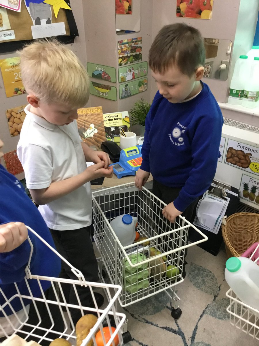 PCPPandas's tweet image. Prescot Farm Shop is now open. We love our new role play area! #oracy #psedevelopment