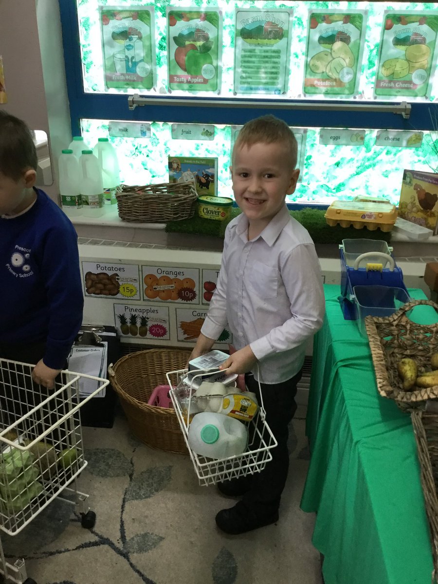 PCPPandas's tweet image. Prescot Farm Shop is now open. We love our new role play area! #oracy #psedevelopment