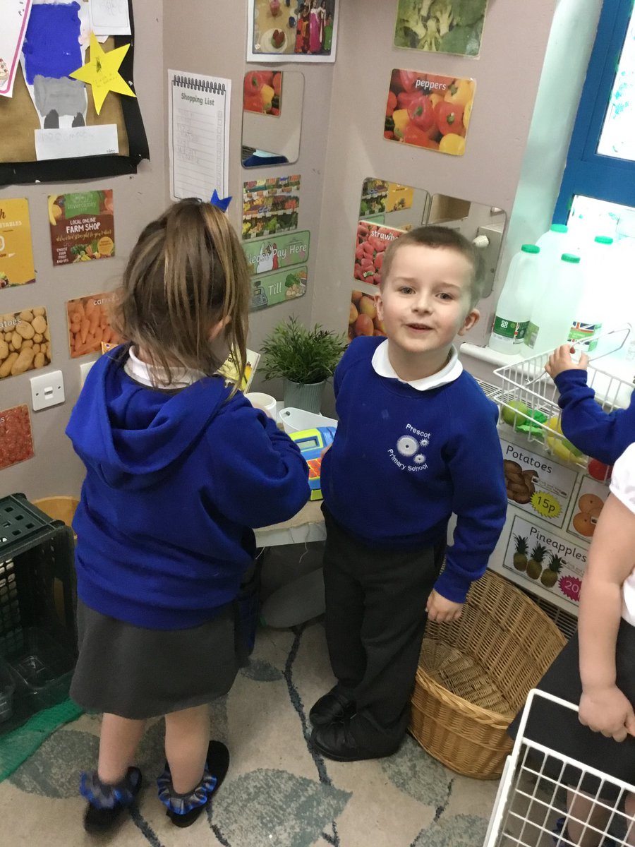 PCPPandas's tweet image. Prescot Farm Shop is now open. We love our new role play area! #oracy #psedevelopment