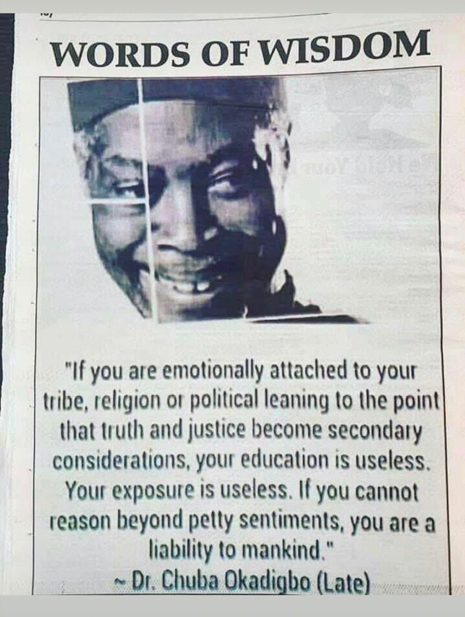 SegunOworu's tweet photo. Remember: Your pettiness and bigotry is a clear indication of illiteracy. Ensure that you don't waste your education by supporting irrelevant and nonsensical ideologies preached to you by politicians. It's election season again; let's acquire wisdom and commonsense. #Nigeria https://t.co/bo9rHCqPWF
