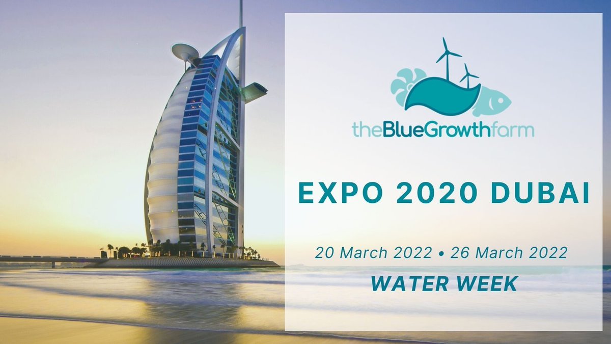 The <a href="/GrowthBlue/">TheBlueGrowthFarm</a> project has been selected among other R&amp;D initiatives to be represented at the Italian Pavilion at #Expo2020Dubai during the "Water week" from 20 to 26 March. We will present how we aim to make offshore #aquaculture possible and sustainable.

#MakeItRINA