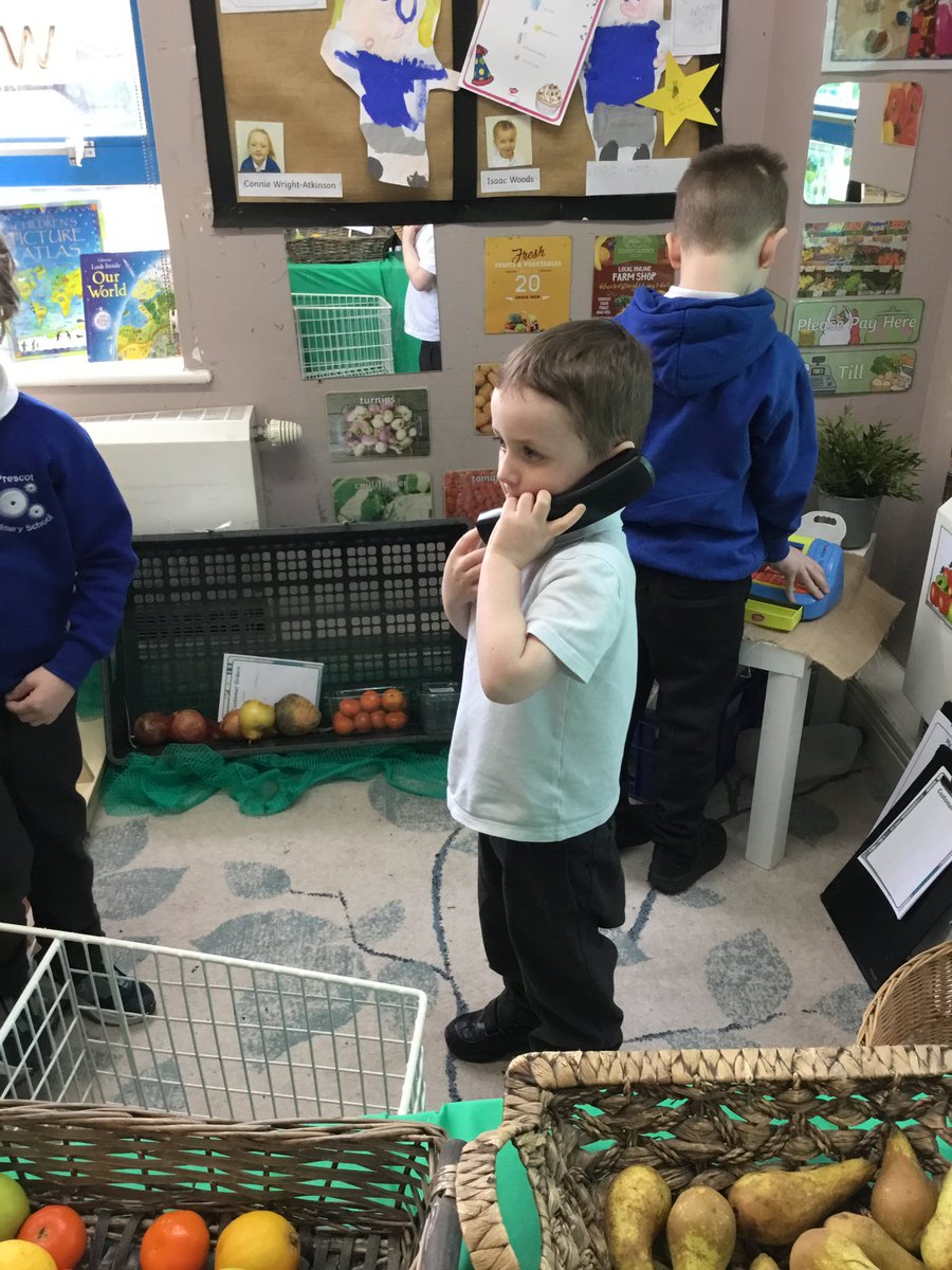 PCPPandas's tweet image. Prescot Farm Shop is now open. We love our new role play area! #oracy #psedevelopment