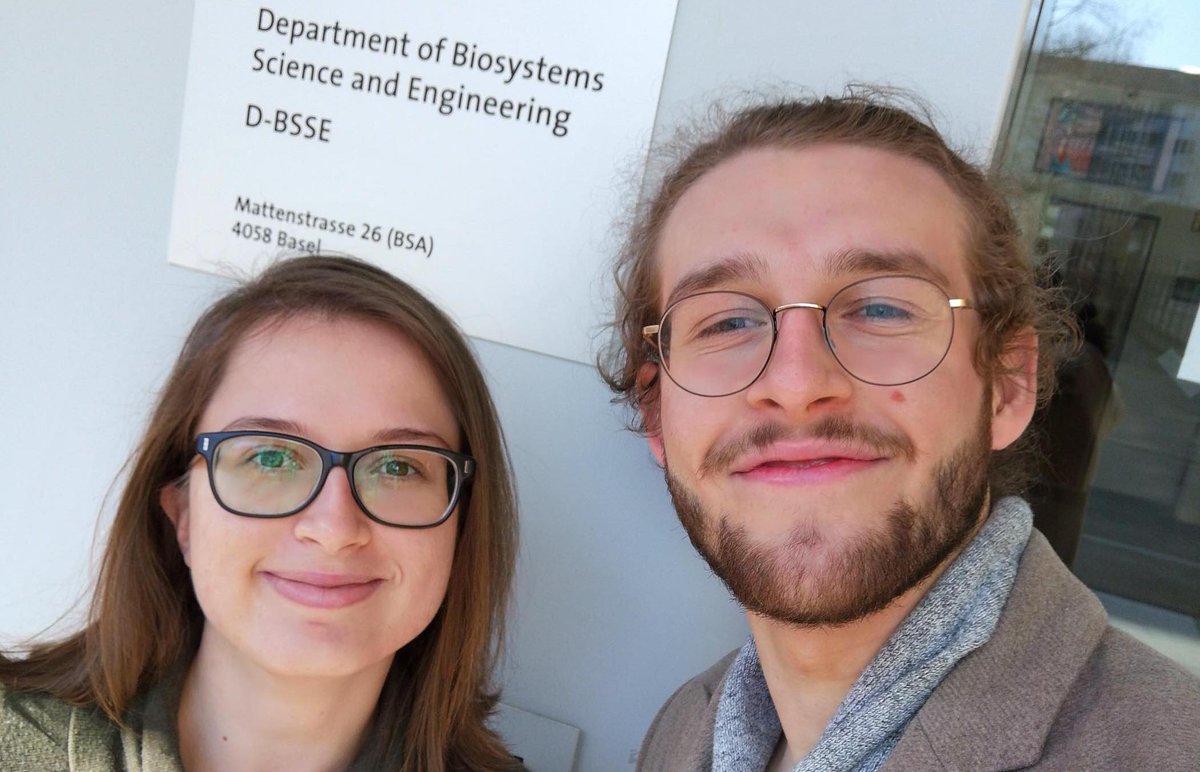 D-BSSE, ETH Zurich (@eth_bsse) on Twitter photo New university students have suffered particularly from the measures and restrictions during the #pandemic. #KyriakiKarava and #FlorianHugi, members of our new #Biotechnology Master student cohort report on their experiences at D-BSSE >bit.ly/3MOzHtf
<a href="/k_karava/">Kyriaki Karava</a> <a href="/ETH_en/">ETH Zurich</a> New university students have suffered particularly from the measures and restrictions during the #pandemic. #KyriakiKarava and #FlorianHugi, members of our new #Biotechnology Master student cohort report on their experiences at D-BSSE >bit.ly/3MOzHtf
<a href="/k_karava/">Kyriaki Karava</a> <a href="/ETH_en/">ETH Zurich</a>