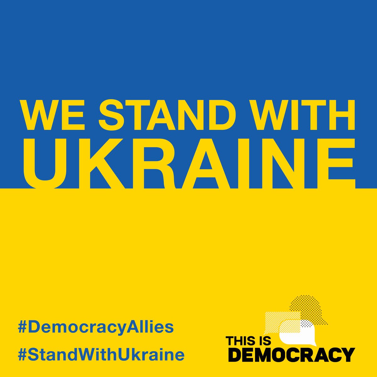 UKinGeorgia's tweet photo. We stand with our allies, we stand united against Putin’s aggression and in support of freedom, democracy and the sovereignty of nations around the world. 

We stand with Ukraine to uphold and defend these values. 

#DemocracyAllies #StanWithUkraine https://t.co/QSsMhokznM