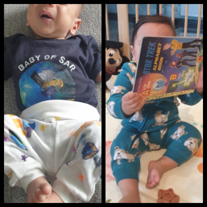 Go__pika's tweet photo. 🎉My #BabyofSAR is One🎂🥰& a #Trekkie🖖🏽! Balancing work+baby is tough, having the option to work part-time is 👍, working from home with baby is 😪! Getting people to plan meetings in my available times & giving breaks b/w meetings to nurse &/| change diapers is 🤬!#MominScience https://t.co/7csGCkojMO