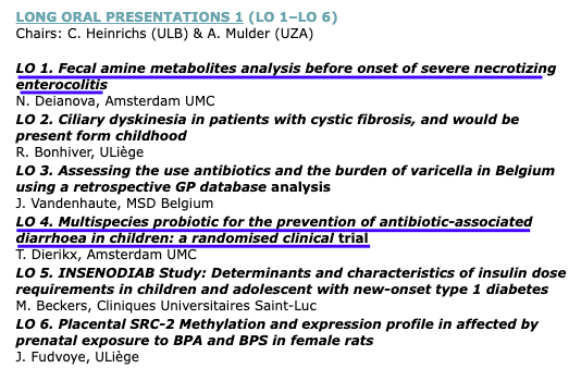 GrowthITN's tweet photo. We are looking forward to the 50th @bvksbp congress on March 17-18 in Brussels. We are honored to be representing our pediatric gastroenterology research group @amsterdamumc regarding NEC biomarker research and antibiotic associated diarrhea. https://t.co/2TFg9Bo4iO