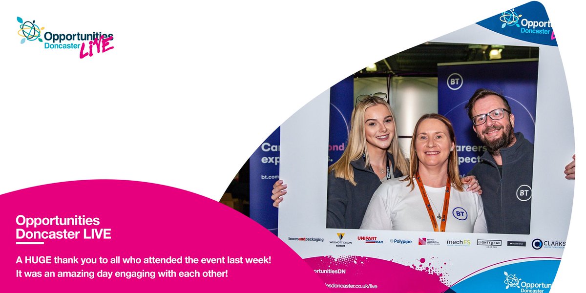 OpportunitiesDN's tweet photo. We want to say a HUGE thank you to all who attended the Opportunities Live event last week! 

It was an amazing day and it was great to be back in person, engaging with each other.

Let’s invest in each other!

#ODLIVE2022 #doncasterisgreat https://t.co/rkHeH7puxv