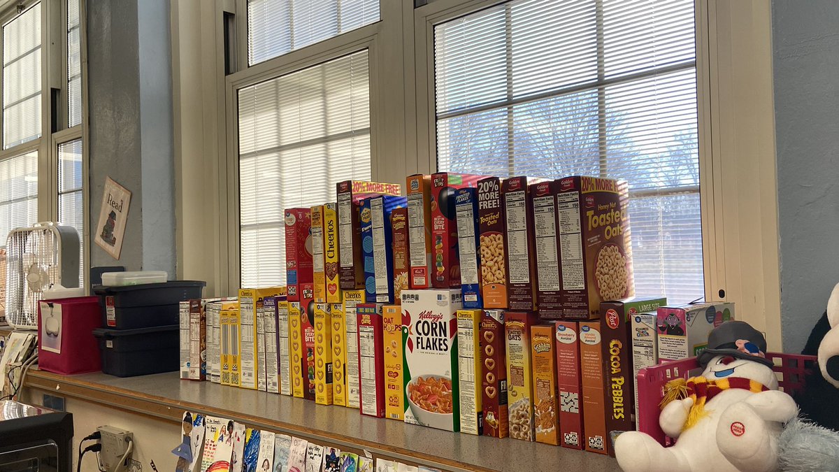 I love all the cereal coming in!  Keep it coming we need a lot of boxes to make our activity as fun as we can.  Thank you so much for all that has been sent in already.  <a href="/FTSD_Roebling/">Roebling Elementary</a>