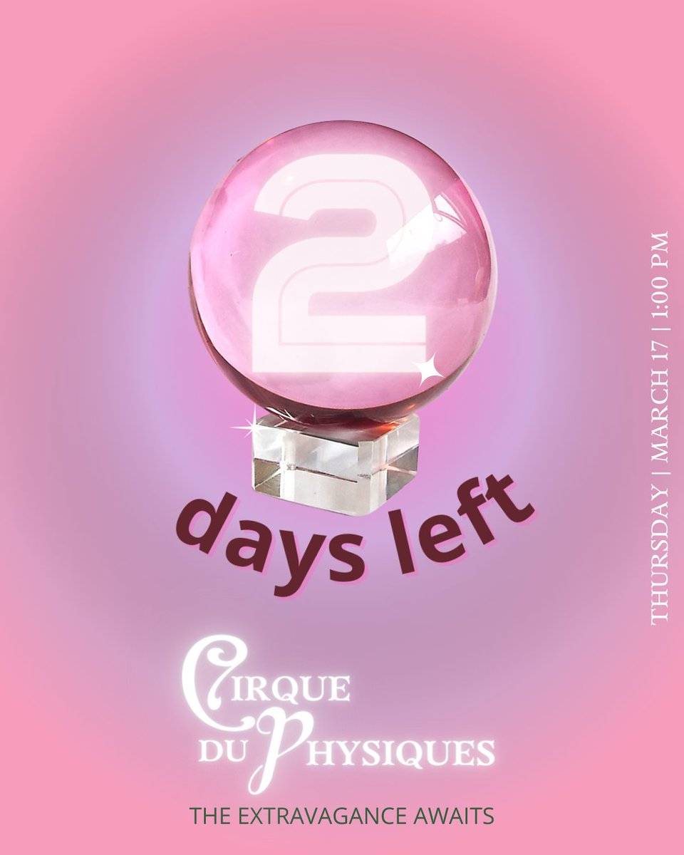 UERMCONSC's tweet photo. 2 days left till Cirque Du Physiques! The extravagance awaits✨

#UERMNSCKingandQueenLegacy2022
#CirqueDuPhysiques2022 https://t.co/amgcrDewYi
