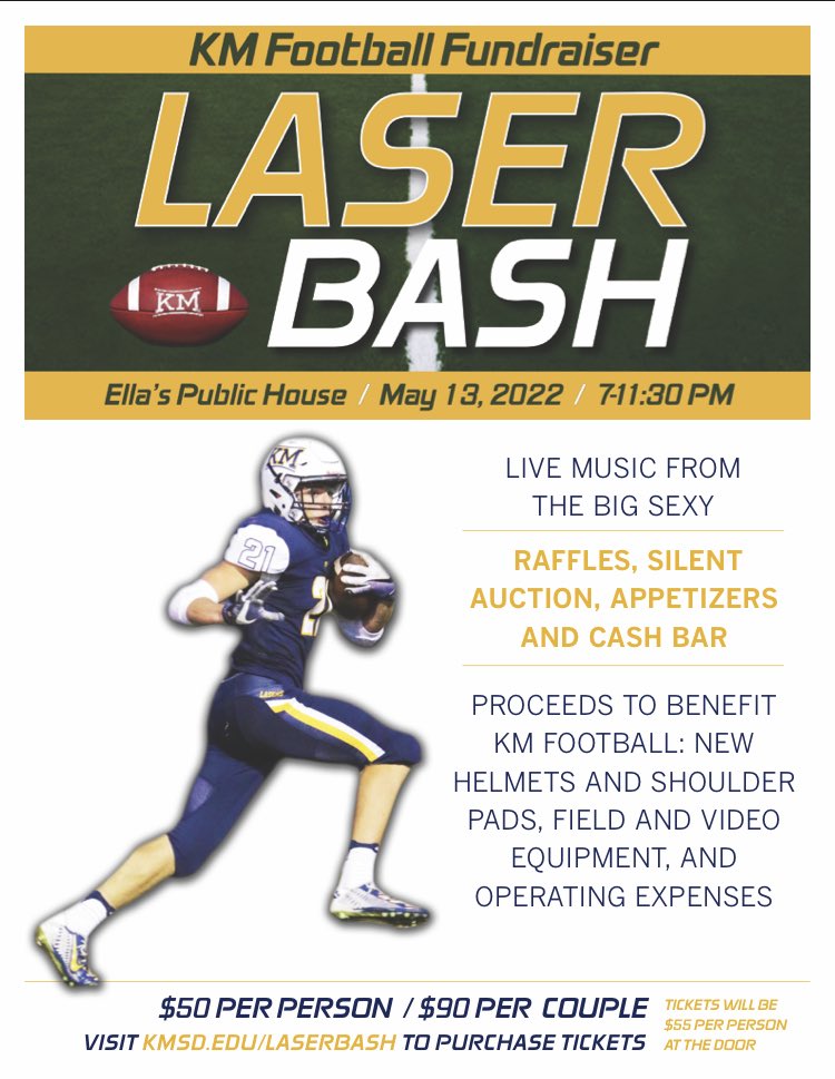 KMJrLaserFB's tweet photo. Mark your calendar. https://t.co/S9GbGOw8nT
