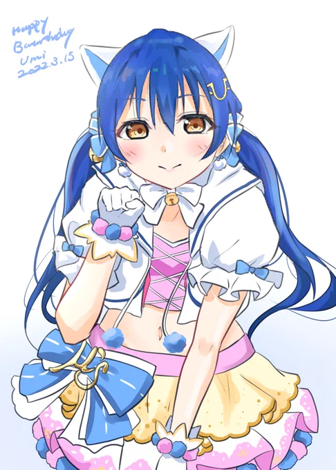 ウミチャンお誕生日おめでとう🎉🎉🎉
#園田海未生誕祭2022
#園田海未誕生祭2022 