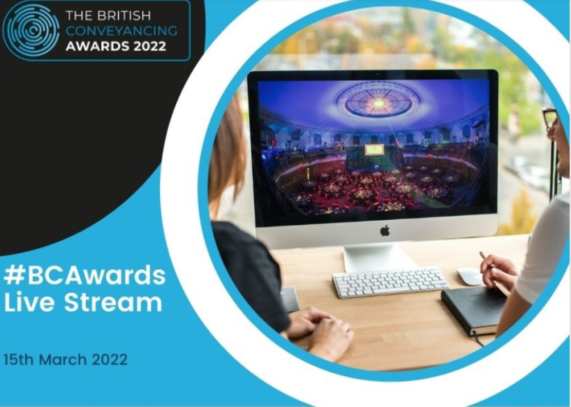 Good luck to all those firms and individuals shortlisted for an award at the #bcawards2022 later today. 

We'll be hopping on the livestream!

See you there!

bit.ly/3tYcCvJ 
#conveyancing #property #awards