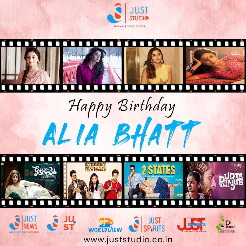 JustStudio_Kol's tweet photo. To the one who lights up the screens & conquers every role she plays. She is The powerhouse of acting and also a true exemplar of beauty, elegance and talent! Here's wishing Alia Bhatt,a very happy Birthday! @aliaa08
#AliaBhatt #HBDAliaBhatt #HappyBirthdayAliaBhatt #juststudio https://t.co/9pUUxdHBuH