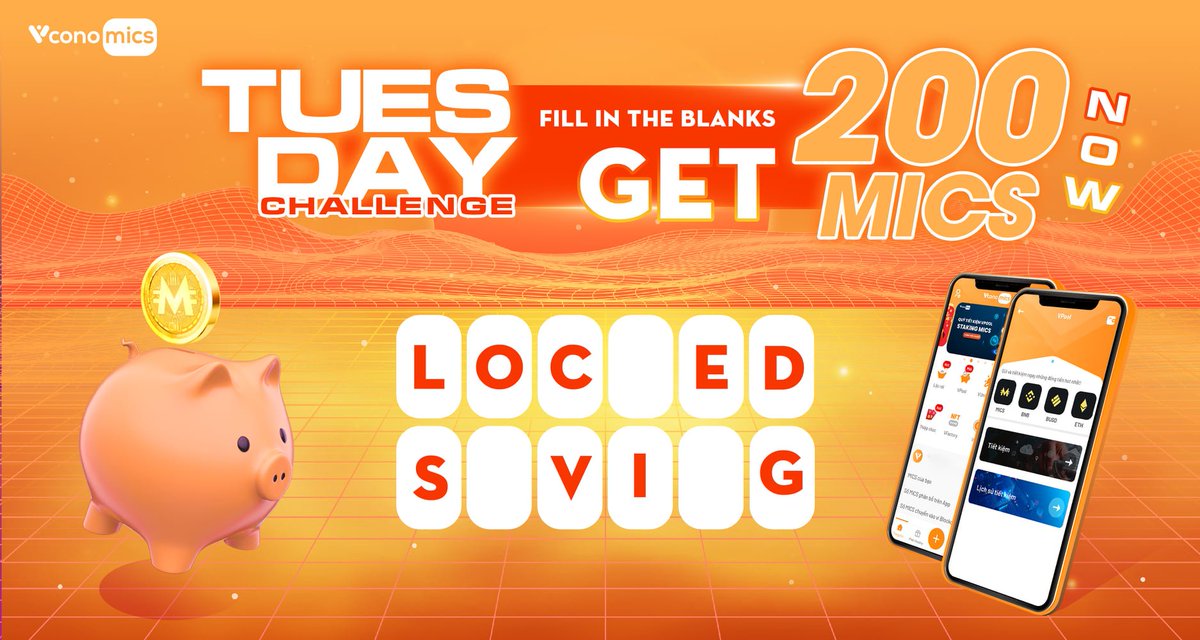 Vconomicsio's tweet photo. 🎁🎁🎁 FACEBOOK TUESDAY CHALLENGE: FILL IN THE BLANKS, GET 200 MICS 🎁🎁🎁
Join this interesting “Tuesday Challenge” and get amazing #MICS rewards from #Vconomics!
👉Check out event details here: https://t.co/9wPDk0rKMW
#NFT #DeFi #Vpool https://t.co/v46Uc2aIAS