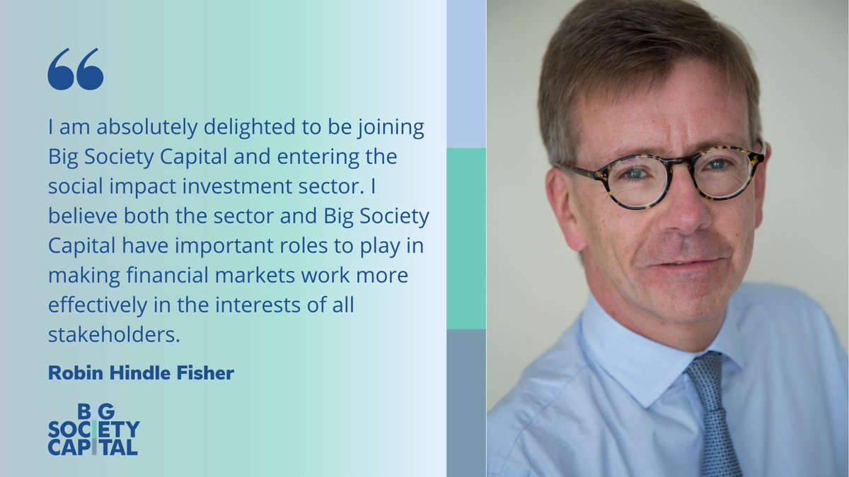 BetterSocCap's tweet photo. Today, our board announces the appointment of our new chair, Robin Hindle Fisher. Subject to regulatory approval, Robin will take over from Sir Harvey McGrath in June.

Read here to learn more about Robin and his experience.

https://t.co/E0bWDIOGZ1 https://t.co/mUqDQeLCTe