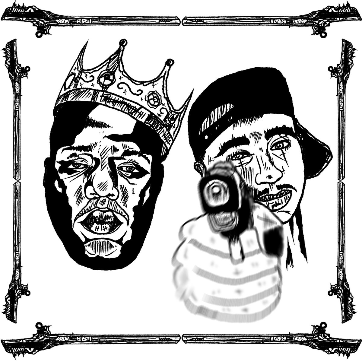 michisaboss's tweet photo. Big X Pac
///
#tupac #notorious #big #biggiesmals #procreate #art
///
https://t.co/5pJEbplnrl https://t.co/lpr2y97Tyk
