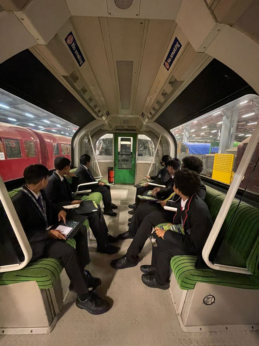 lister_science's tweet photo. Year 8 students had an exciting day at the Transport Museum Depot looking at how public transport has changed over the years, speaking to engineers and taking part in a STEM challenge. #BritishScienceWeek2022 https://t.co/JNeCO34Cdk