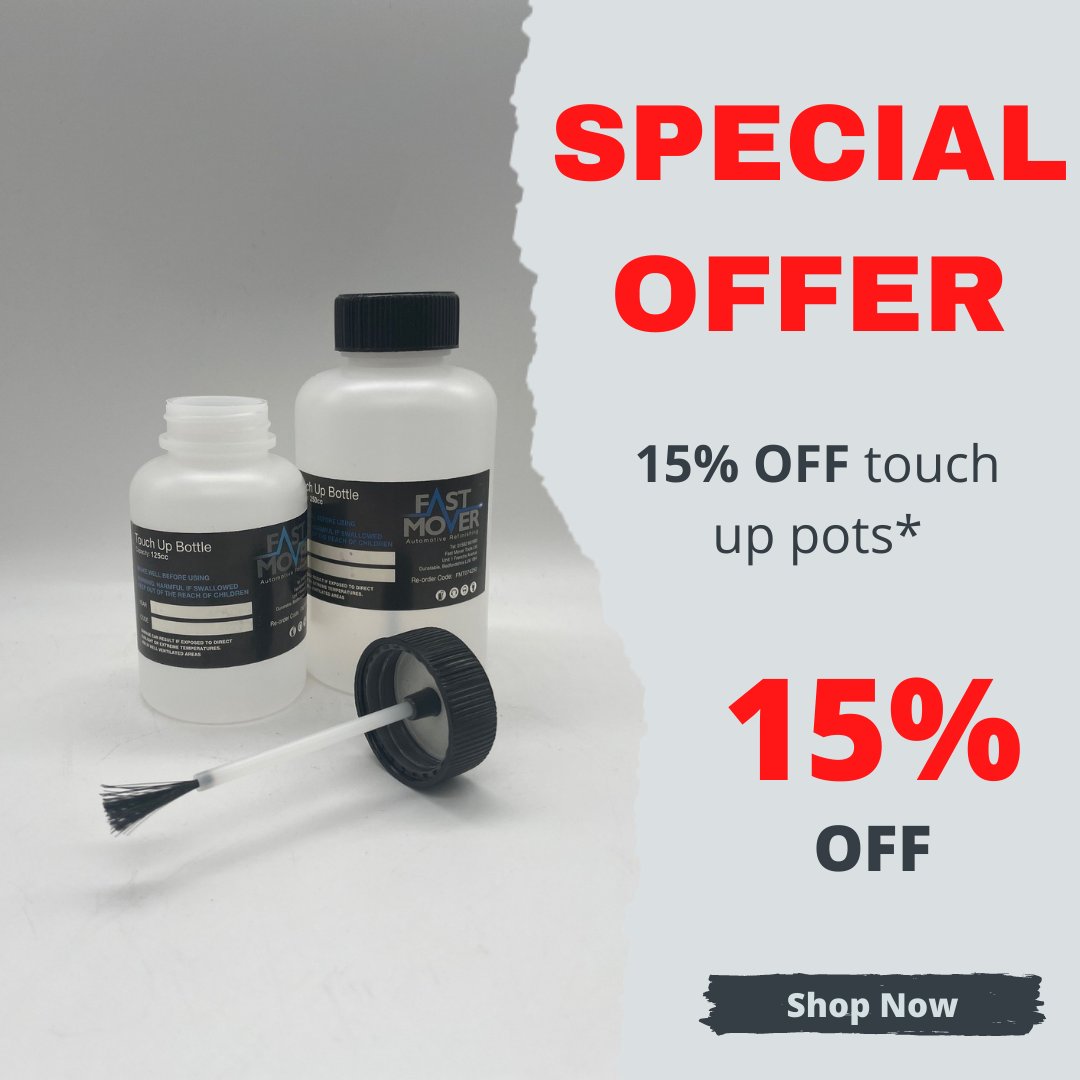 breakwellspaint's tweet photo. This week we have 15% off our Touch Up Paint Pots
So if you're looking at touching up any small scratches or stone chips head across to our online shop and use code TOUCHUP15
https://t.co/Zl8DDy74IJ
#carrepair #carbodywork #stonechips #mim #automotiverepair #autobody #paint https://t.co/dOWyVb047b