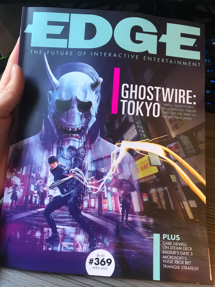 We have the incredible privilege of a 4-page spread in this month's EDGE magazine!!

In it, we chat about our current projects, plans and how we develop as a team!