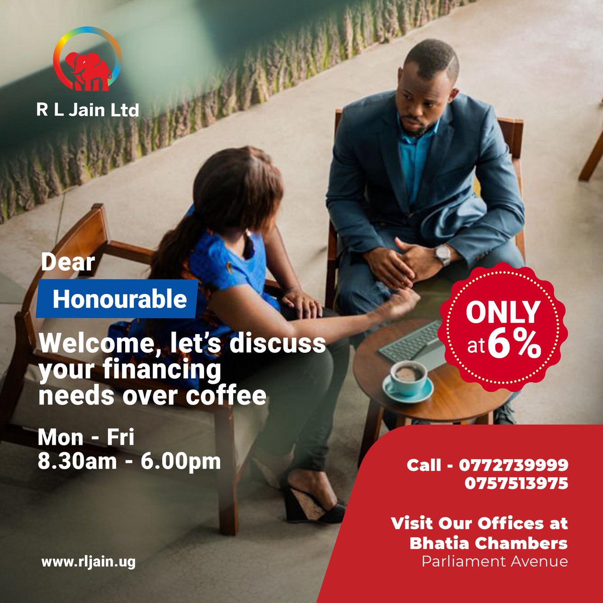 RLJainLimted's tweet photo. Dear honorable, visit us for all your financial needs and stay for coffee. #WeCare #RLJainLimited #FinancingYourNeeds https://t.co/nqInci24F7