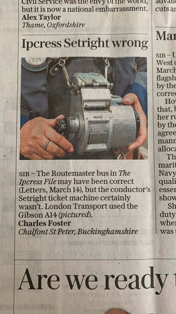 martincolclough's tweet photo. Don’t you just love a pedant. #setrightgate #ipcressfile #routmaster #londontransport #pedant https://t.co/62exDBgvem