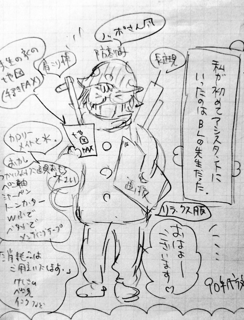 ぼちぼちエッセイ漫画が描きたい。
アホっぽいもの描きたい。
楽しい気分になるもの描きたいなぁ。
#エッセイ漫画
#コミックエッセイ
#アシスタントあるある