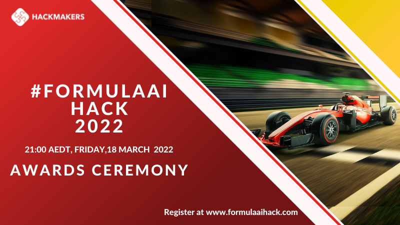 HackmakersDAO's tweet photo. Catch the #FormulaAI #Hackathon 2022 Award Ceremony on Friday, 18th March 📅
at 21:00 AEDT | 15:30 IST | 05:00 EST 🕑

Schedule to your calender now: https://t.co/Gv8xVUH5t0..

Join the Hackmakers #Community #Discord Server 
https://t.co/TKZyDYDDyy..

 #winners #dataanalytics https://t.co/Hy05Jgqtjl