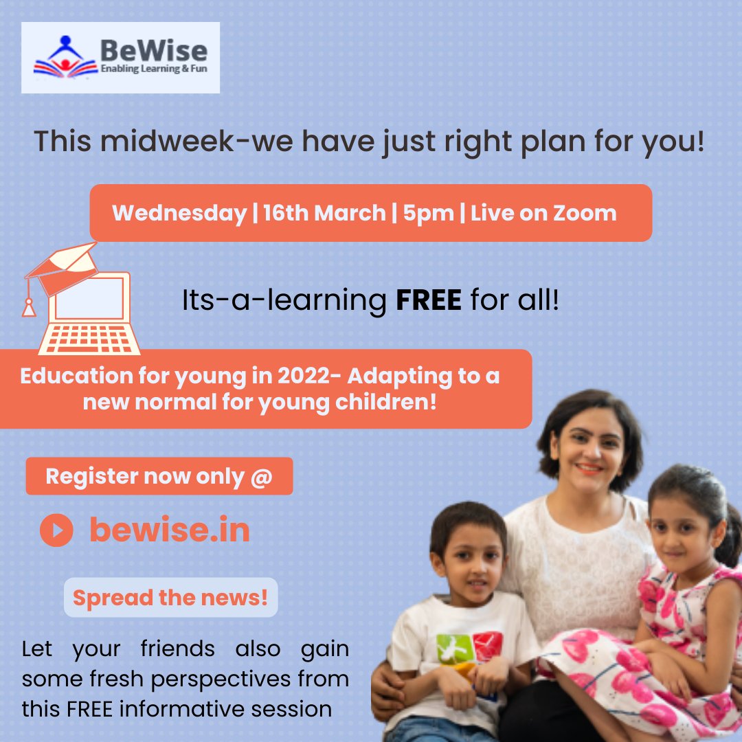 BewiseIn's tweet photo. Only 24 hours left!
Reserve your seats now at: https://t.co/IMCxTGK3YN
Show your support by retweeting this tweet
#LetsBeWise #Education #EarlyEducation #backtoschool2022 https://t.co/WXkfgXEH9t