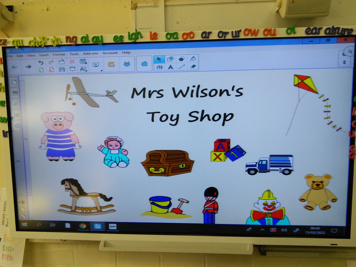 mrs_lwilson's tweet photo. It has been busy morning in Mrs Wilson's toy shop. We have been using different coins to pay for each item. We found many different combinations for the different amounts. #YPSMaths https://t.co/pmm9y7OFMf