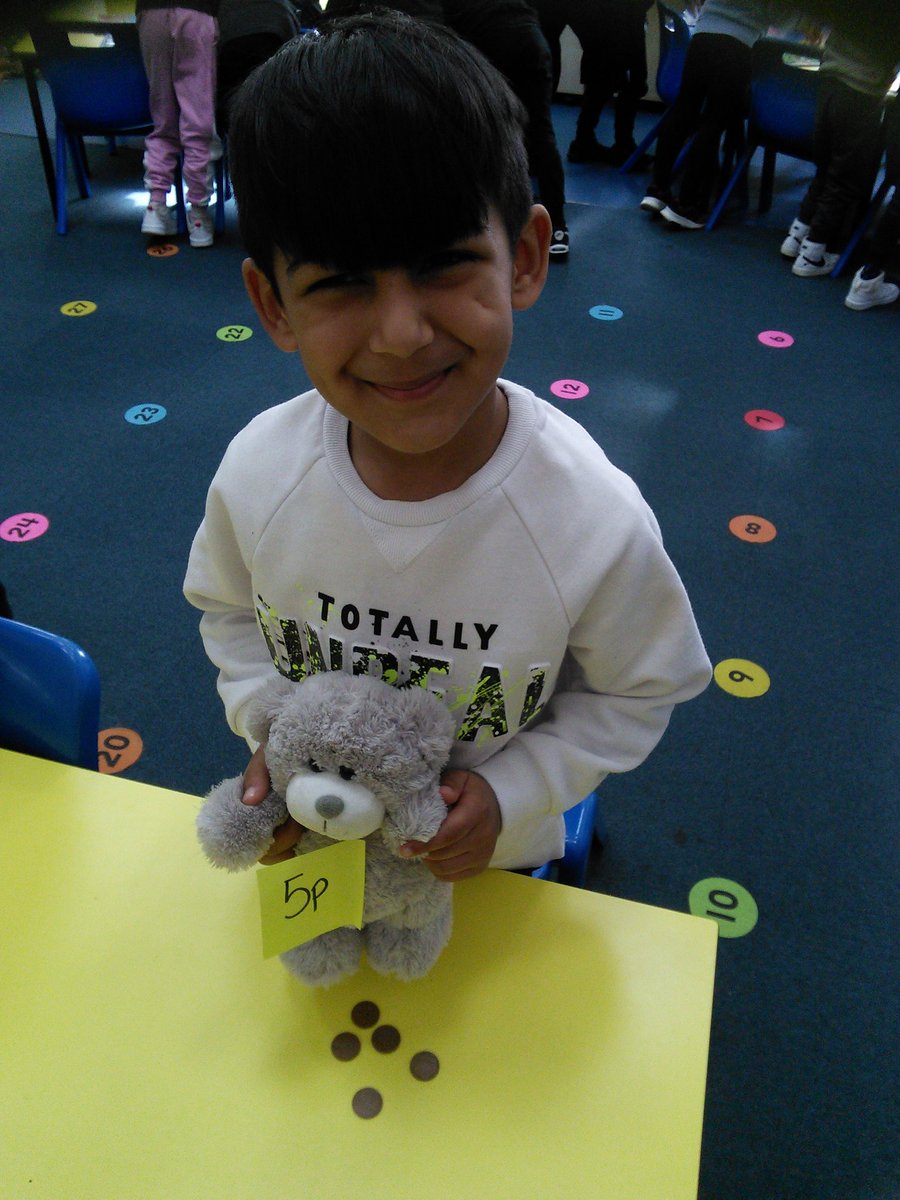 mrs_lwilson's tweet photo. It has been busy morning in Mrs Wilson's toy shop. We have been using different coins to pay for each item. We found many different combinations for the different amounts. #YPSMaths https://t.co/pmm9y7OFMf