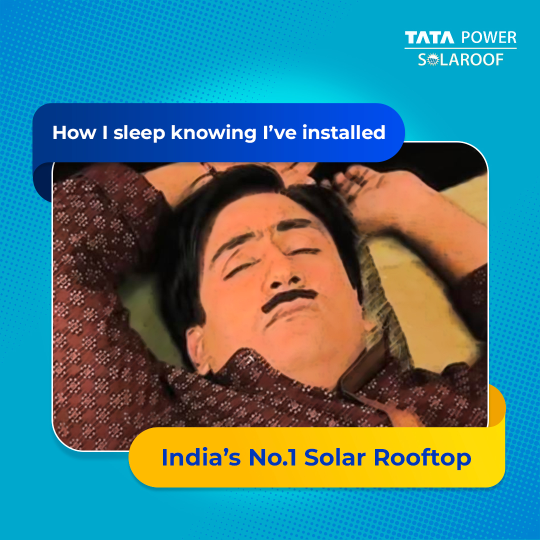 TataPower's tweet photo. Environment khush, bank balance khush, hum khush!

Get your Solaroof today, know more – https://t.co/vg4AxQFHqp

#Solaroof #AapkaNewEarningMember #AapkaProfitPartner #TataPower #TataSolar #TataPowerSolar #SolarRooftop #RooftopSolar #OnGrid #OffGrid #Solar #Roof #Rooftop https://t.co/7q7oAVt8Vd
