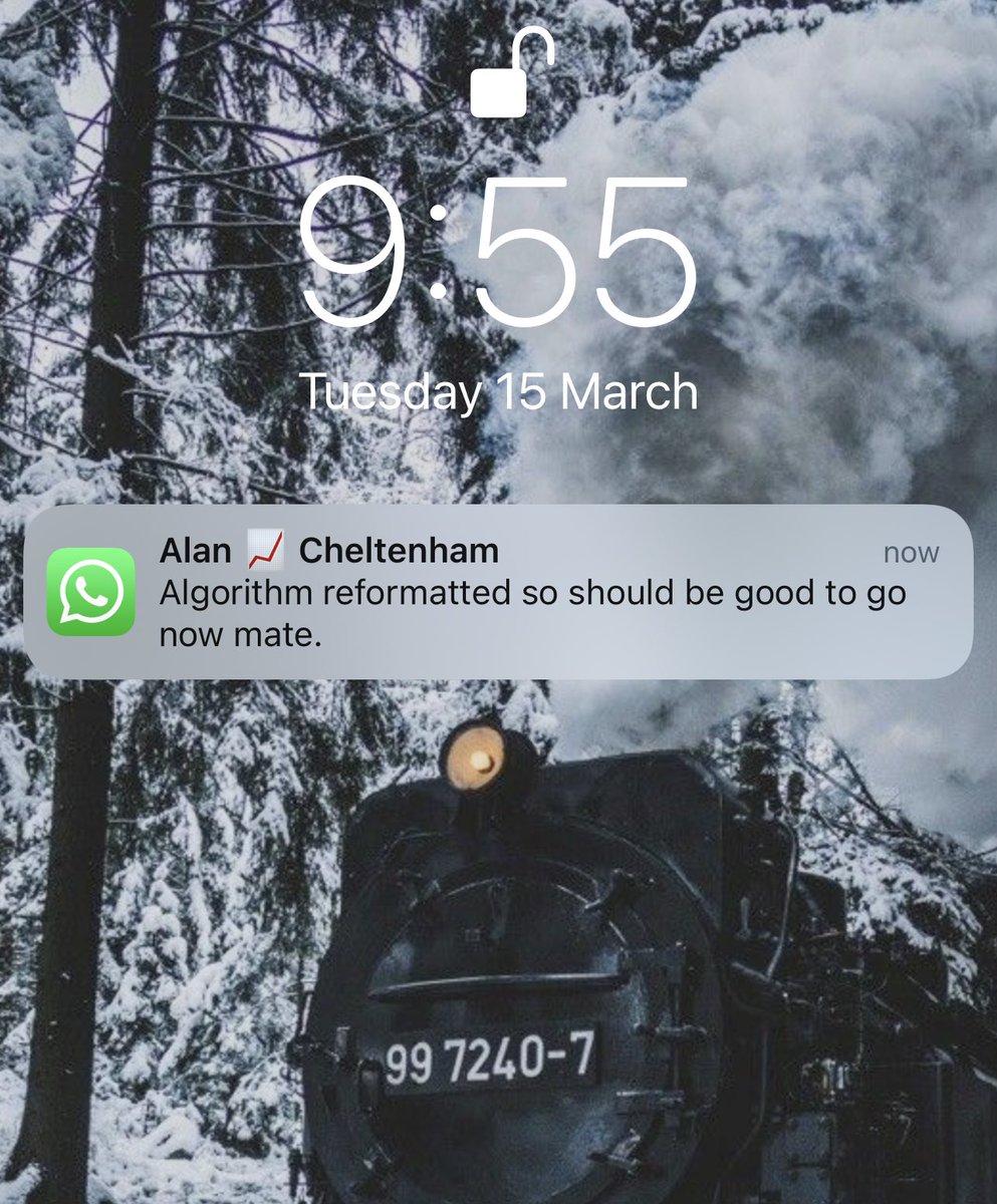 AndyRobsonTips's tweet photo. 📈 WHO WANT’S TO SEE ALAN’S ALGORITHM FOR DAY 1?! https://t.co/MZWv3ePzJE