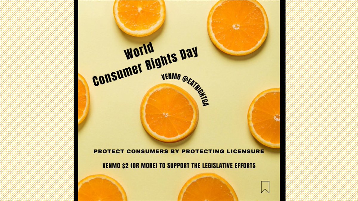 It is $2 Tuesday! Help to support the Public Policy committee in maintaining the integrity of dietetic licensure in Georgia. We need you! Please consider a $2 (or more!) donation to support the effort.  Venmo- @EatrightGA