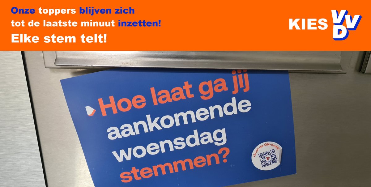 #elkestemtelt #Diemen #VVD