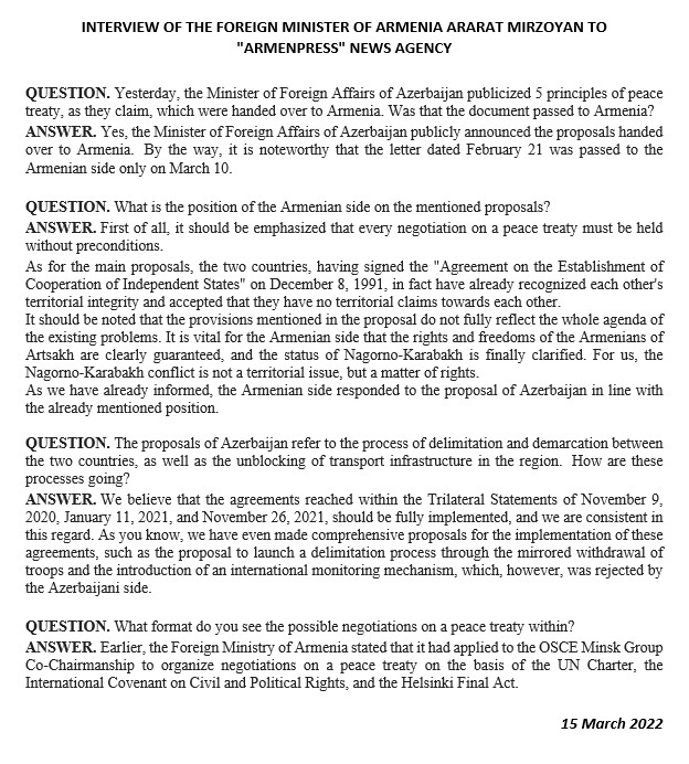 armrepcoe's tweet photo. 🛑"It is vital for the Armenian side that the rights and freedoms of the Armenians of #Artsakh are clearly guaranteed, and the status of Nagorno-Karabakh is finally clarified. For us, the #NagornoKarabakh conflict is not a territorial issue, but a matter of rights"
For more :⏬ https://t.co/2SoDpFOLb8