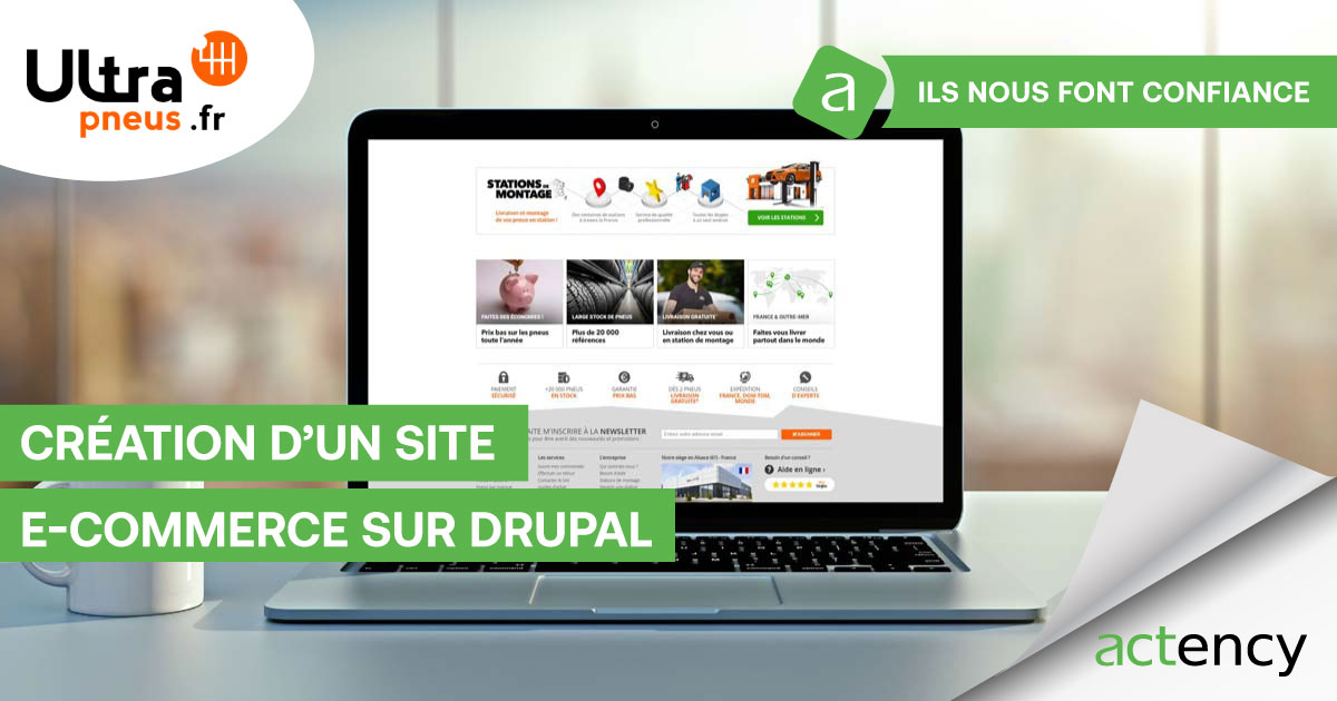 Actency's tweet photo. 🤩 Succès Client : Actency X https://t.co/VJV3WieAZu 💻
Pour en savoir plus sur cette collaboration, c'est par ici 👉 https://t.co/oN3cL5shJ6
Ultra Group a confié à Actency la création d'un site e-commerce d'envergure sur Drupal. 

#Collaboration #Site #E-commerce https://t.co/fceNPw1N3K
