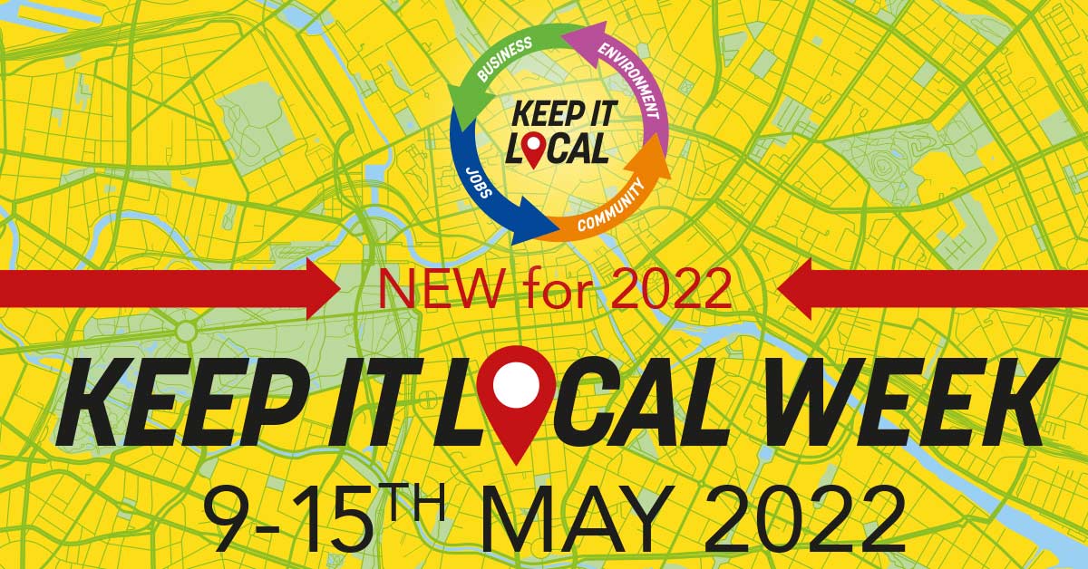 LtdLongfellow's tweet photo. Put the date in your diary - 9-15th May 2022: The inaugural Keep It Local Week. Please share and spread the word. Watch this space... #KeepItLocal #LtdLongfellow https://t.co/C2fi1w6Gf8