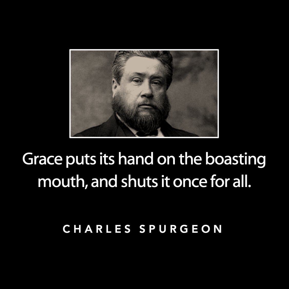 TampaCovenant's tweet photo. "Grace puts its hand on the boasting mouth, and shuts it once for all." - Charles Spurgeon #quotes #quoteoftheday  #qotd #tampacovenant #tampa #tampalocal #tampachurch #reformed #presbyterian #epc #churchlife #community https://t.co/3hl3k5RlnQ