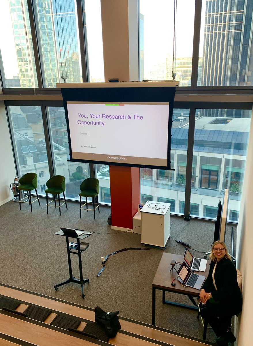 Riam_Kanso's tweet photo. Launching @conceptionxtech Cohort V! 95 venture scientists, 30 universities, fascinating tech. @22Bishopsgate https://t.co/deL3A1Tzg4
