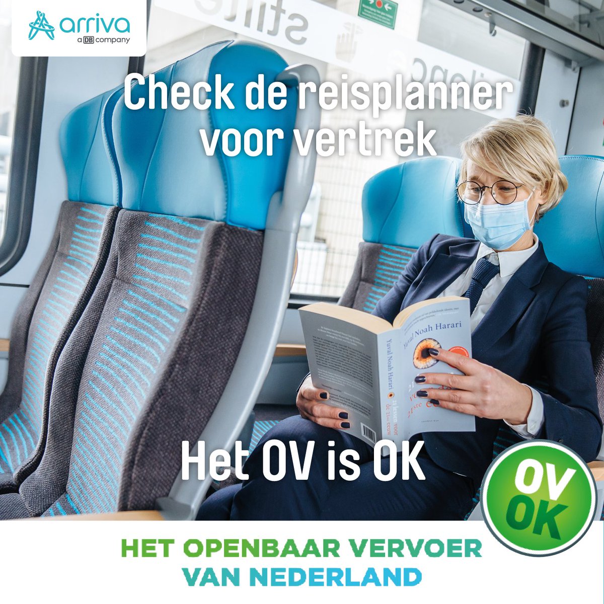 Arriva_NL's tweet photo. Wil je in de trein nog even rustig een boek lezen of je mailbox checken? Of wil je nog een dutje doen of naast je crush zitten in de bus? Reis dan buiten de spits en check de druktemelder in de reisplanner voorafgaand aan je reis. #ovisok #druktemelder #arriva https://t.co/rHbae9goUb