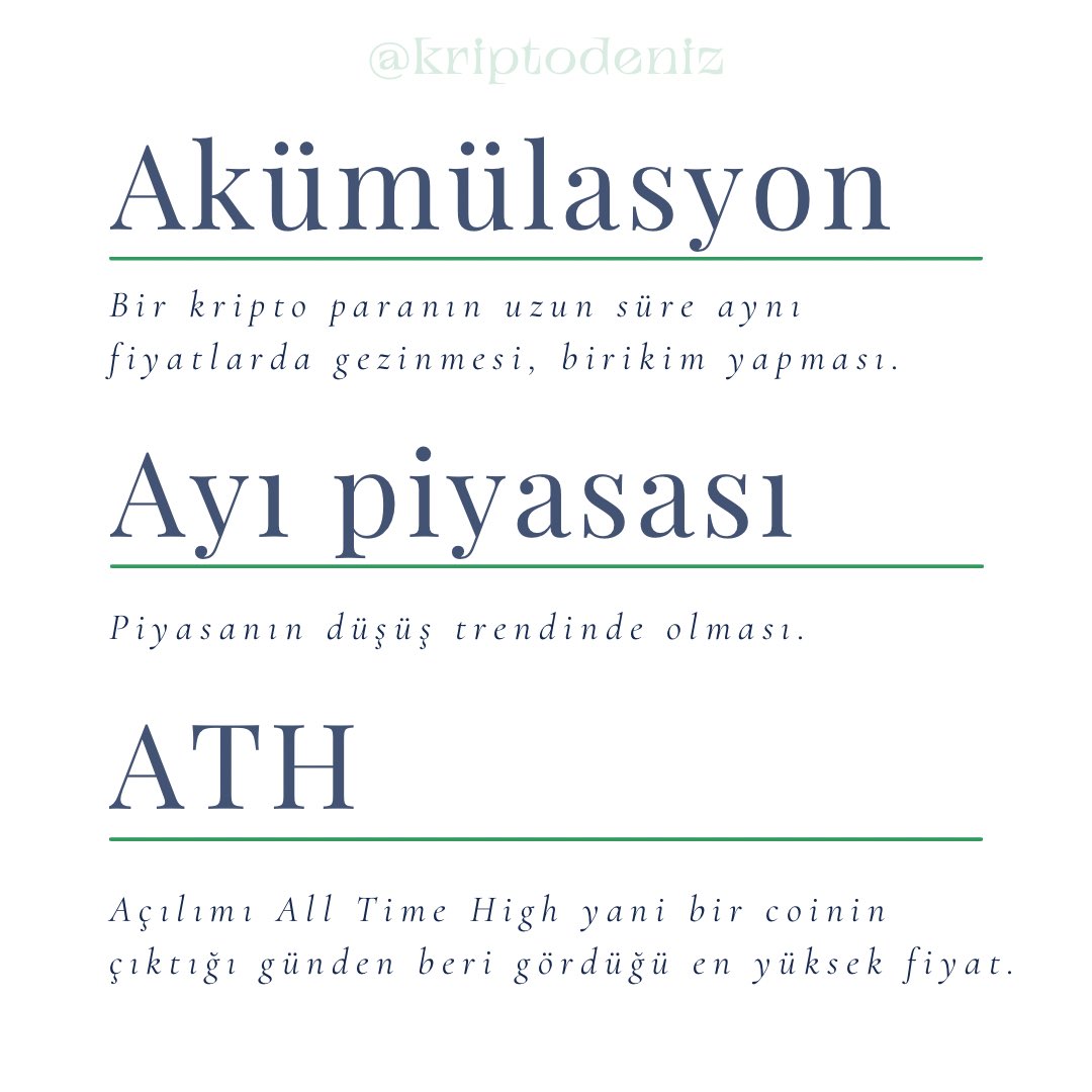 BTCDergi's tweet photo. Kripto sözlük serisi başlatıyorum. Her hafta Salı günleri, piyasaya yeni girenler için kripto ve borsa terimlerini paylaşacağım. 

#kriptopara #kriptohaber #paribu #btcturk #Bitcoin #kripto #web3 #metaverse  #bitcoin2022 #binancetr 
#altcoinsepeti #kriptoterimleri #kriptosozluk https://t.co/HOq6eaYpSP