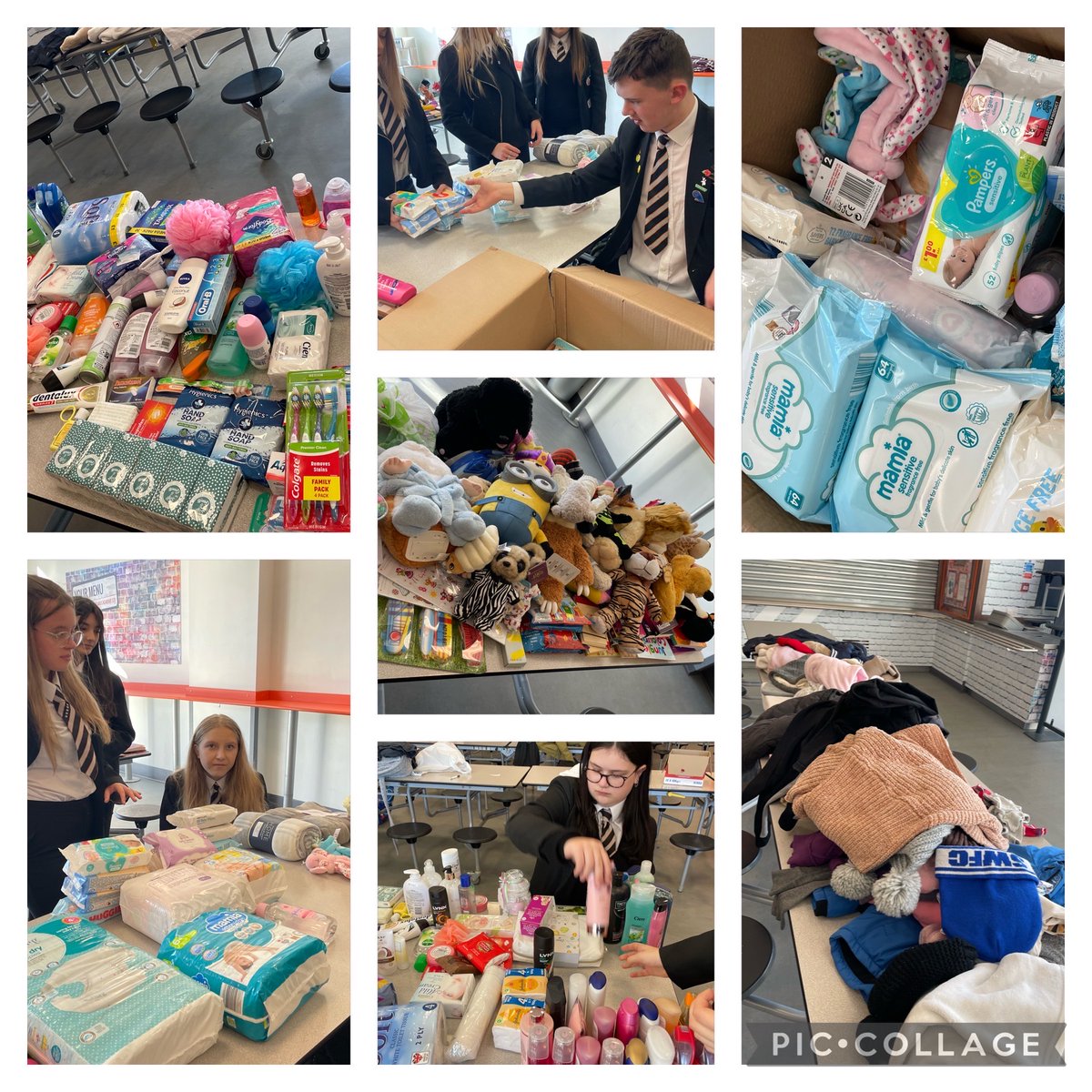 YA_OldAccount's tweet photo. Overwhelmed by the generosity of our young people and their families. Amazing leadership from our JLT and the @humanutopia Hero’s to organise this for the Ukrainian refugees- next stop Poland 🇵🇱 Please keep your donations coming in next collection Friday 💙💛 @BLT_CEO #Yewfutures https://t.co/nnKDUxmdiq